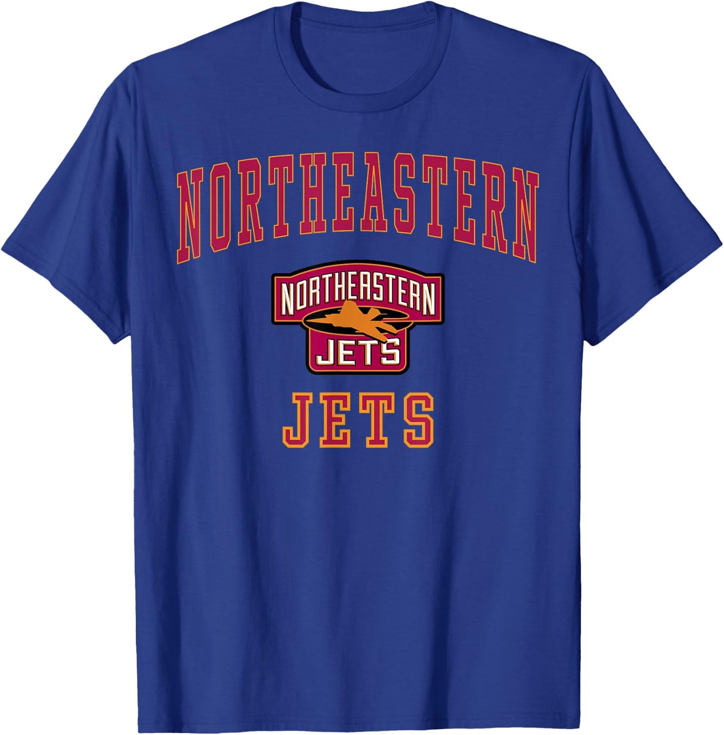 Northeastern High School Jets C1 T-Shirt - T-Shirt | Royal