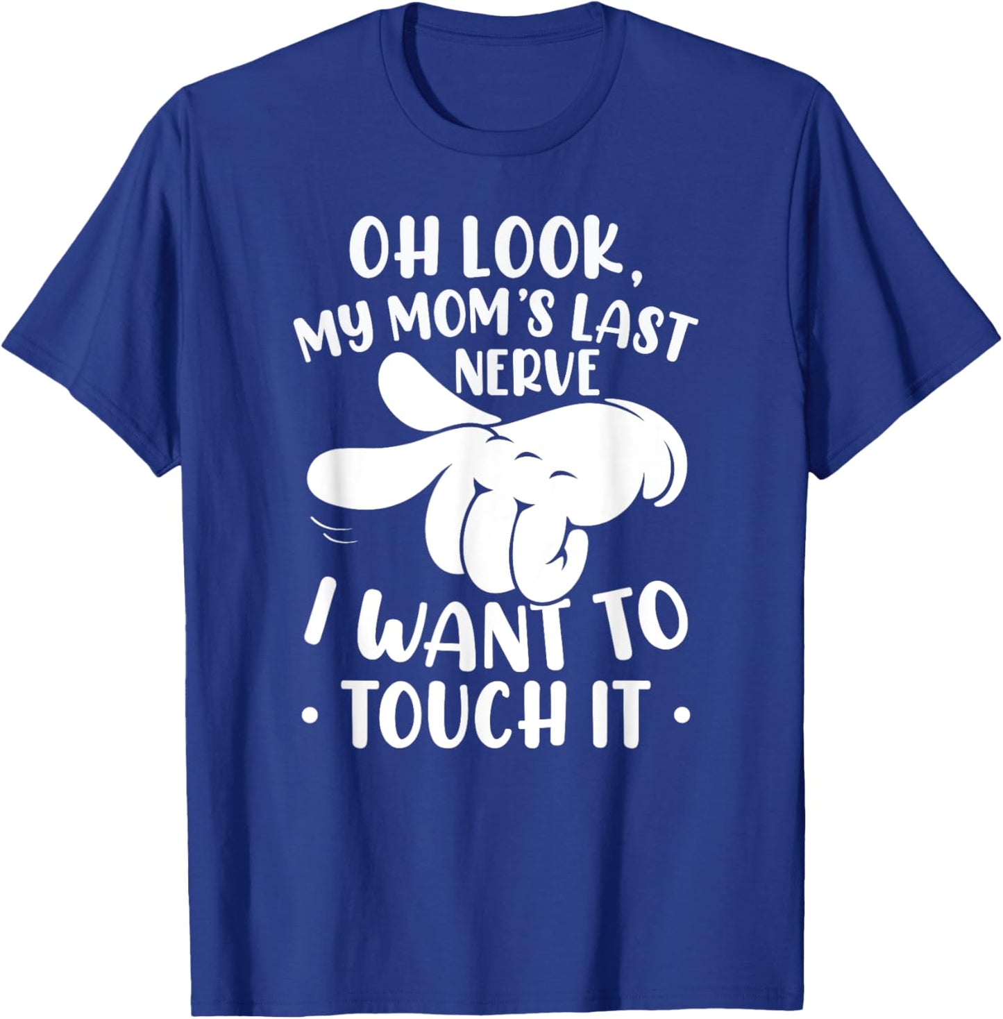 Mama's Last Nerve Funny Saying T-Shirt - T-Shirt | Royal