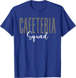 School Support Team Matching Cafeteria Squad Worker T-Shirt - T-Shirt | Royal