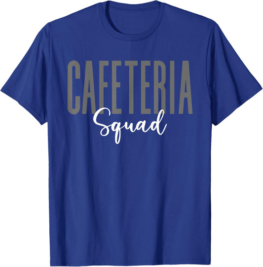 School Support Team Matching Cafeteria Squad Worker T-Shirt - T-Shirt | Royal
