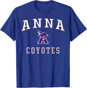 Anna High School Coyotes C1 T-Shirt - T-Shirt | Royal
