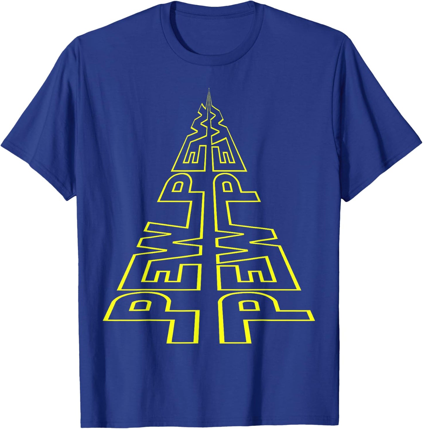 Pew Pew Sci-Fi Gamer Noise , Women, Boys And Girls T-Shirt - T-Shirt | Royal