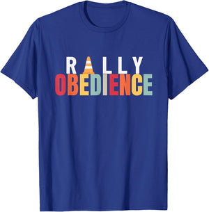 Fun Rally Obedience Dog Sport Gift Rally O Dog Owners Men Women Girls Kids T-Shirt - T-Shirt | Royal