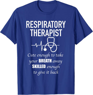 Awesome Super Hero Respiratory Therapist Cute T-Shirt - T-Shirt | Royal