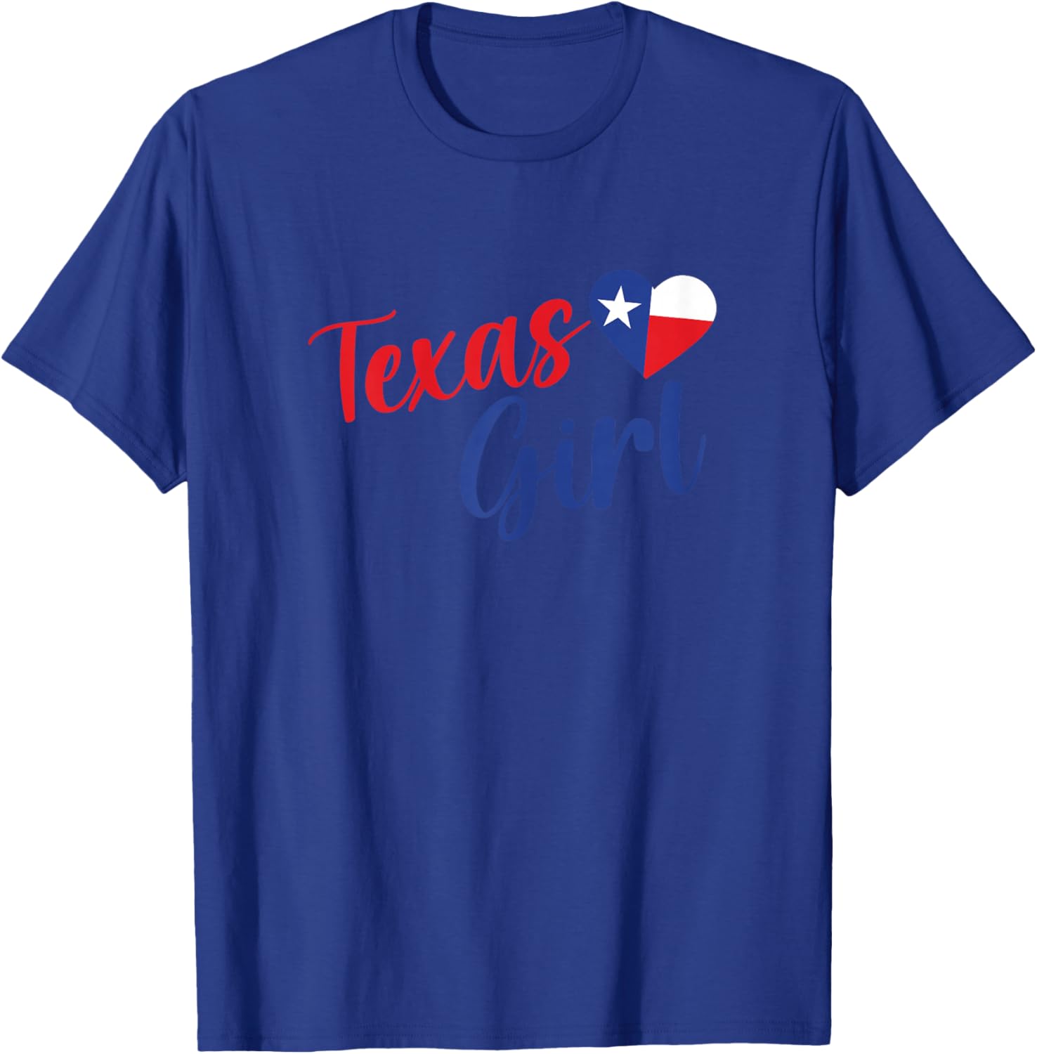 Texas Pride Cute Home State Texas Girl T-Shirt - T-Shirt | Royal