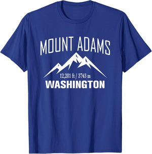 MOUNT ADAMS PAHTO WASHINGTON Climbing Summit Club Gift T-Shirt - T-Shirt | Royal