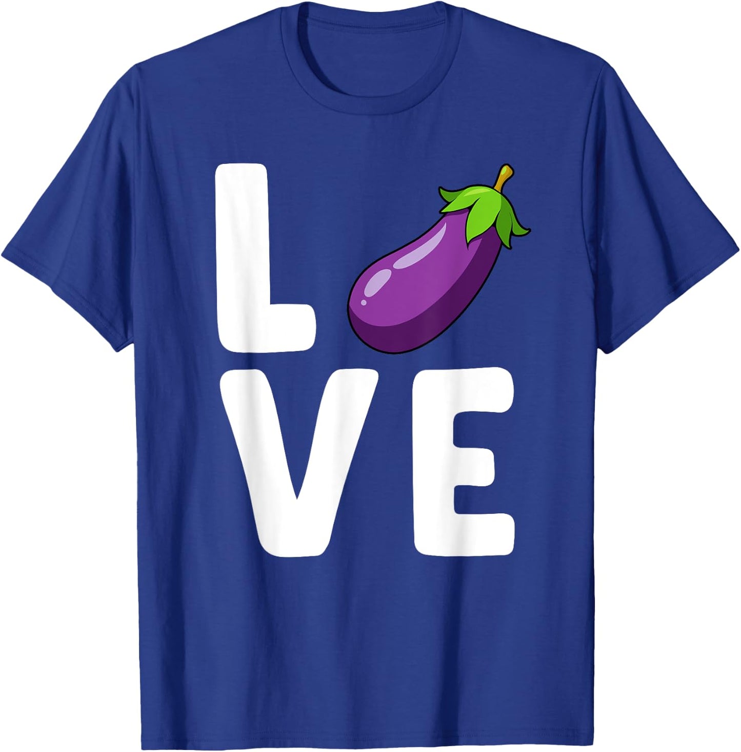 Eggplant Art Women Kids Veggie Vegetable Eggplant T-Shirt - T-Shirt | Royal
