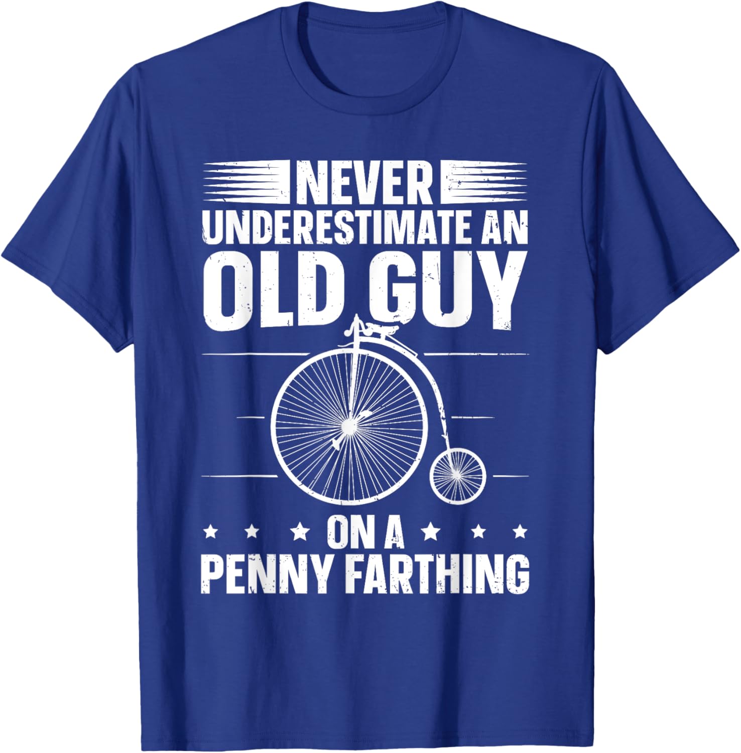 Retro Bicycle Design for a Penny Farthing Expert T-Shirt - T-Shirt | Royal