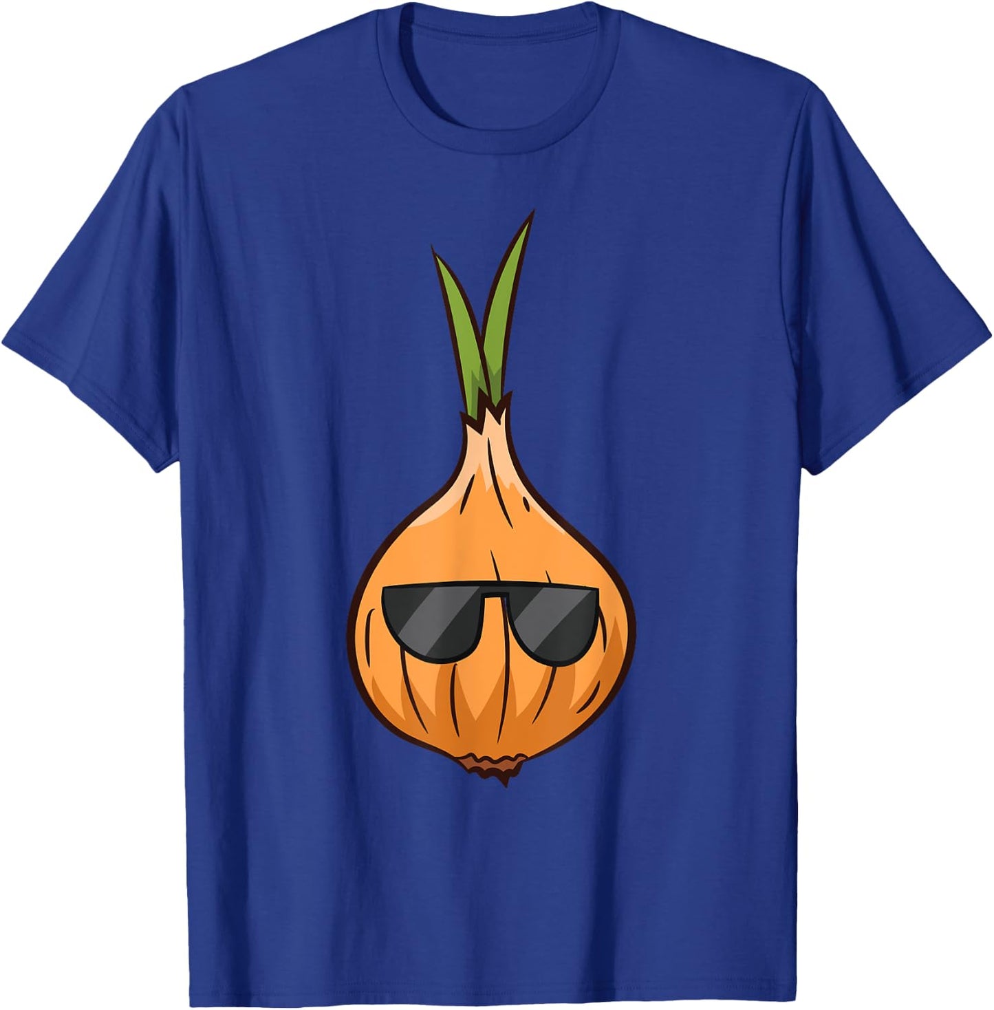 Onion With Sunglasses Vegetable Onions T-Shirt - T-Shirt | Royal