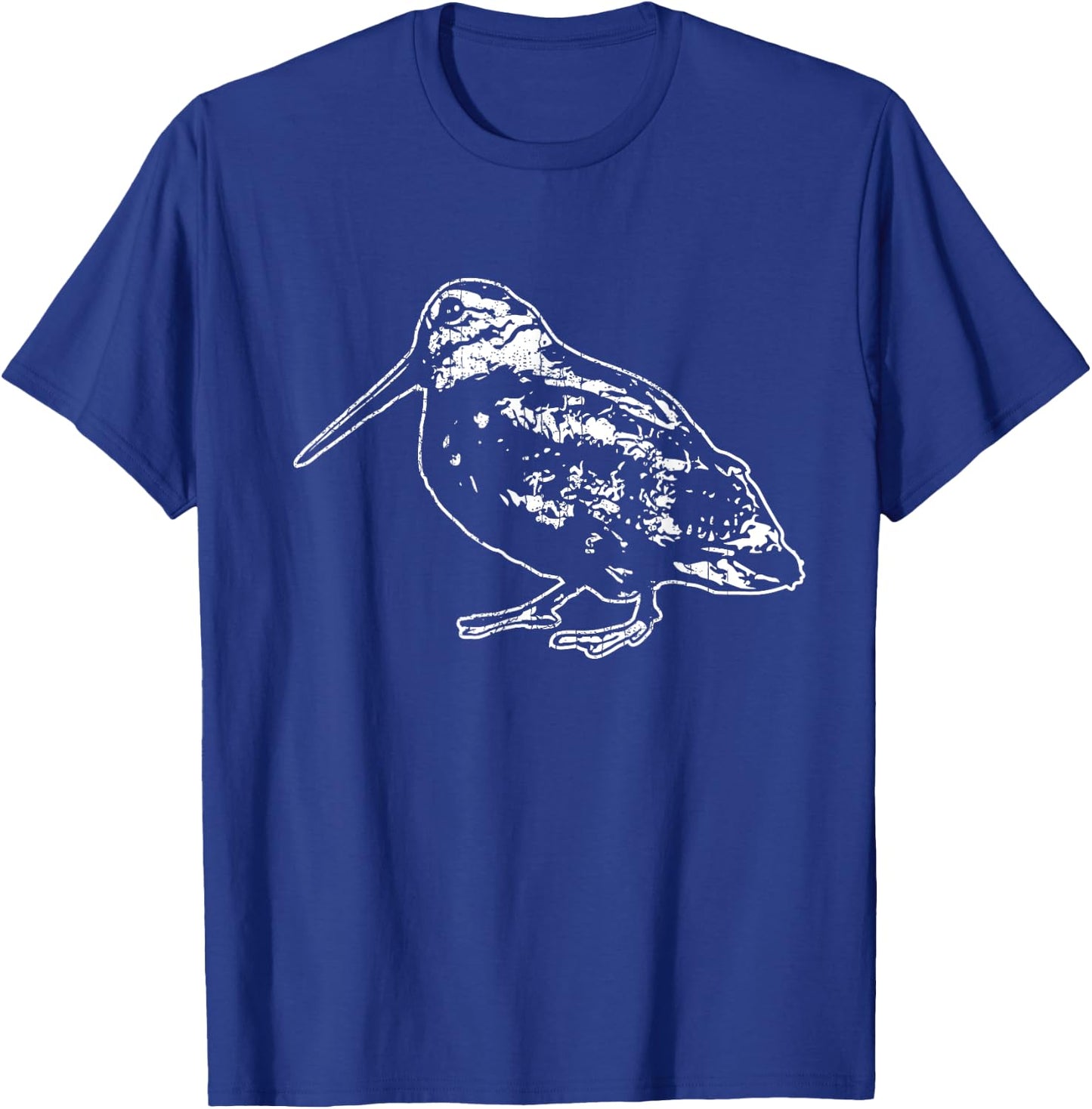 Retro Woodcock Hunter Timberdoodle Bogsucker Hokumpoke Gifts T-Shirt - T-Shirt | Royal