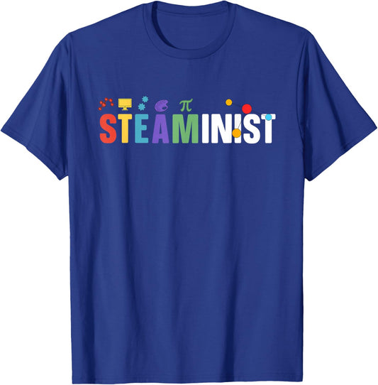 Steaminist STEAM Teacher STEAM Teaching T-Shirt - T-Shirt | Royal