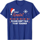Dear Santa Please Don't Talk To My Teacher Christmas T-Shirt - T-Shirt | Royal