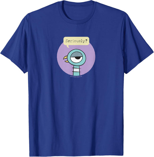 The Pigeon Seriously T-Shirt - T-Shirt | Royal