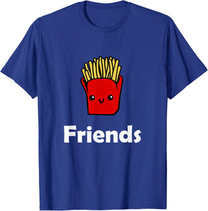 Best Friends Ever Hamburger French Fries Soda T Shirts T-Shirt - T-Shirt | Royal