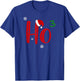 Ho Ho Ho | Ho x3 T-Shirt - T-Shirt | Royal