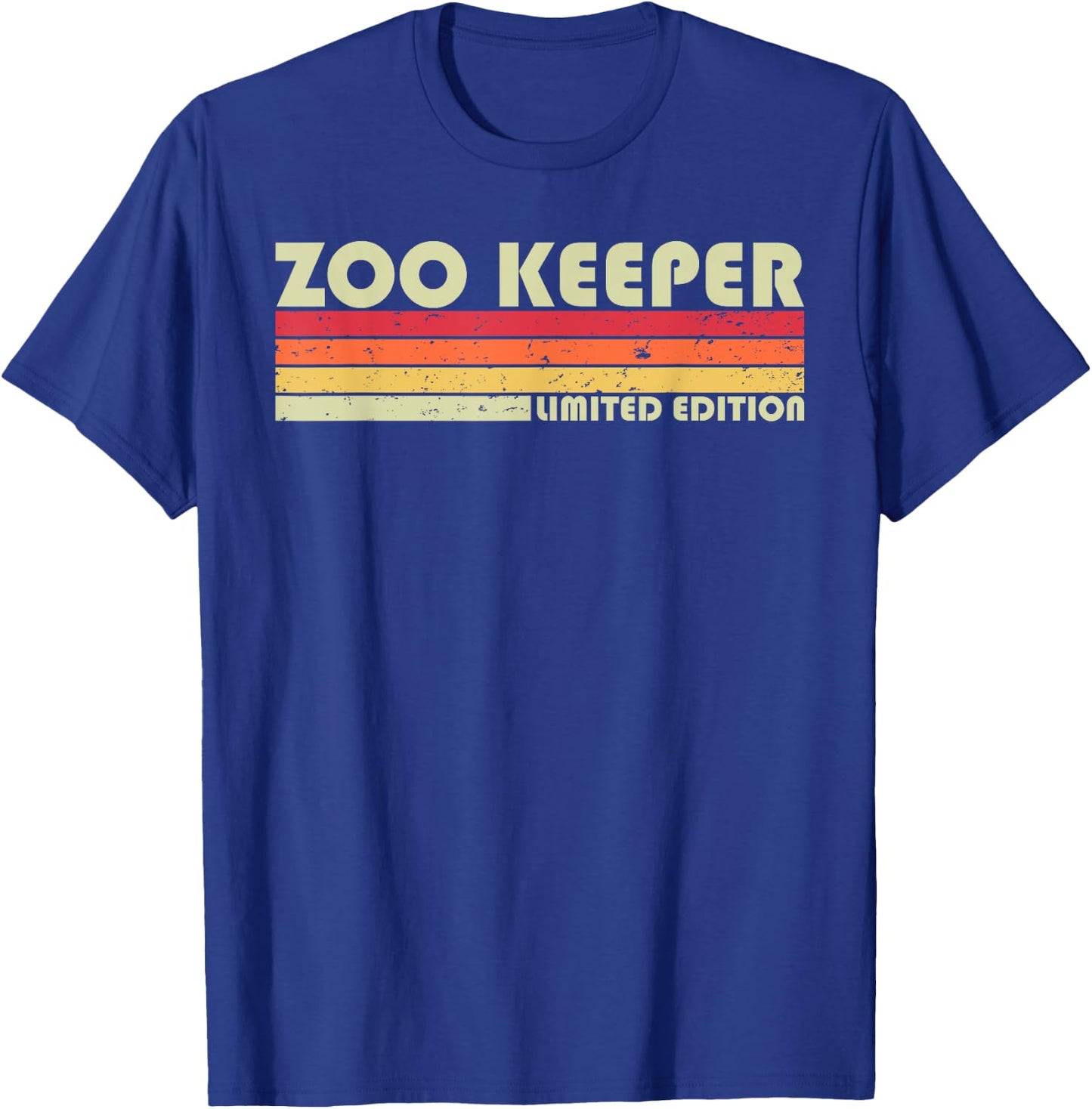 ZOO KEEPER Funny Job Title Profession Birthday Worker Idea T-Shirt - T-Shirt | Royal