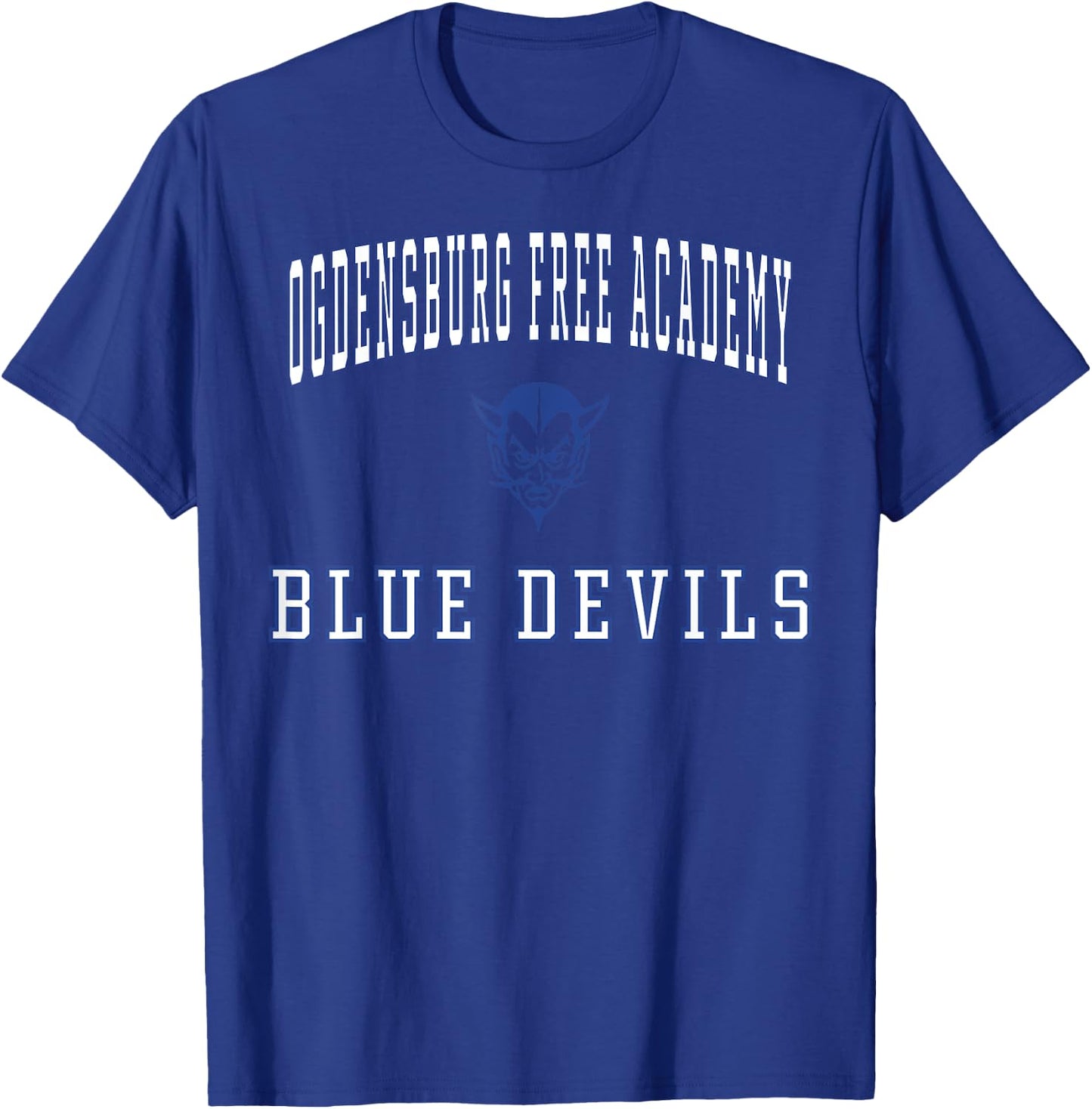 Ogdensburg Free Academy Blue Devils C1 T-Shirt - T-Shirt | Royal