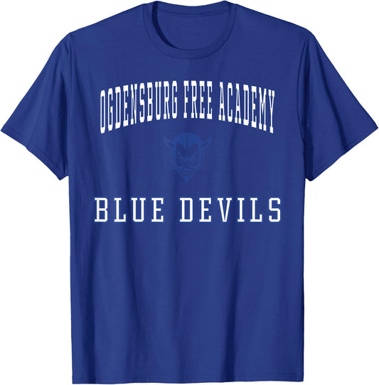 Ogdensburg Free Academy Blue Devils C1 T-Shirt - T-Shirt | Royal