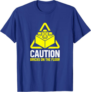 Brick Builder Funny Blocks Building Master Builder Toys Kids T-Shirt - T-Shirt | Royal