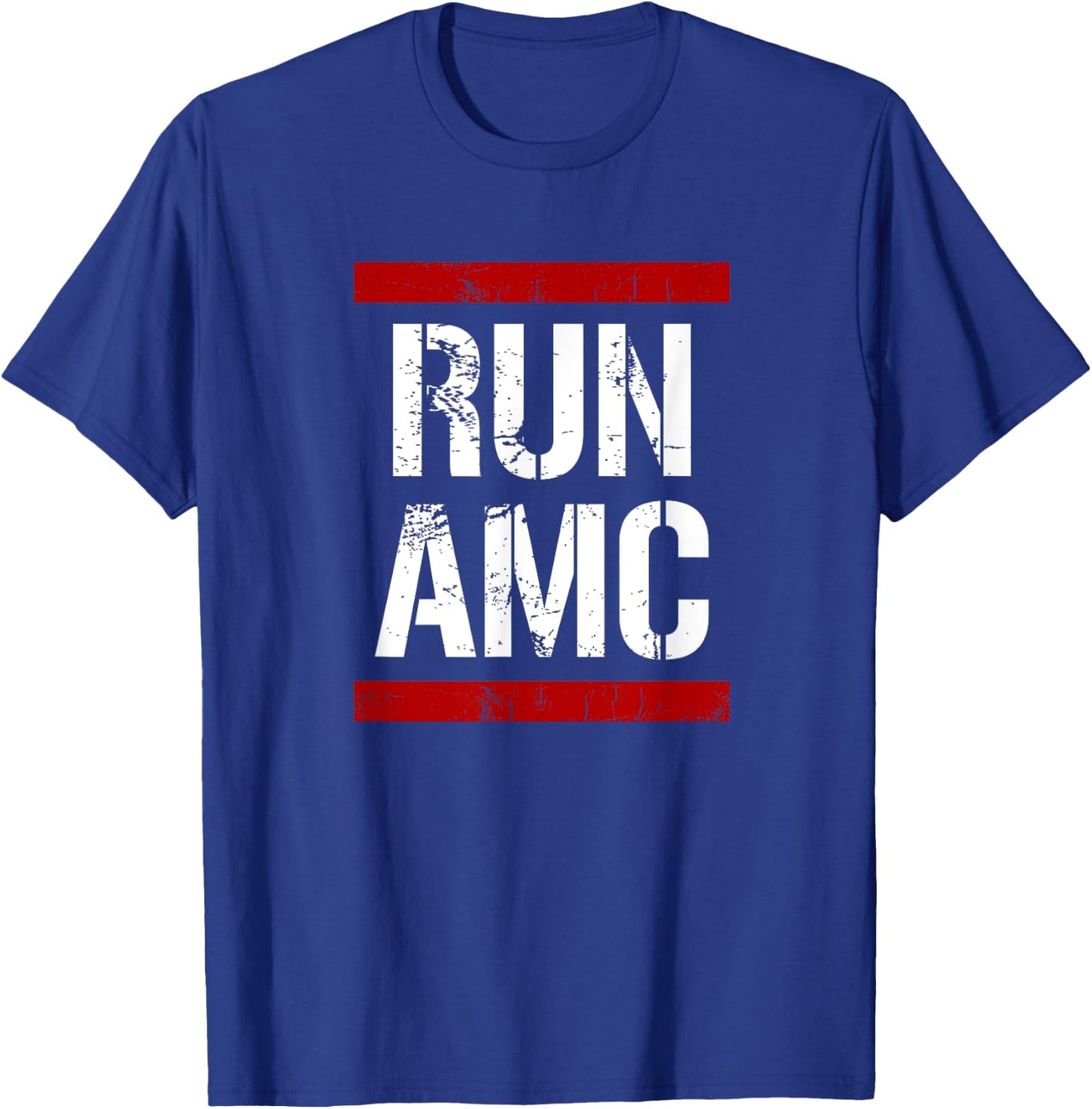 Funny Run AMC Stock Meme Crypto Shirt T-Shirt - T-Shirt | Royal