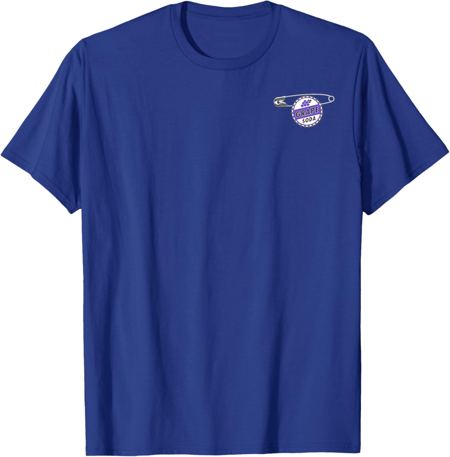 Disney Pixar Up Grape Soda Ellie Badge Small Pocket Logo T-Shirt - T-Shirt | Royal