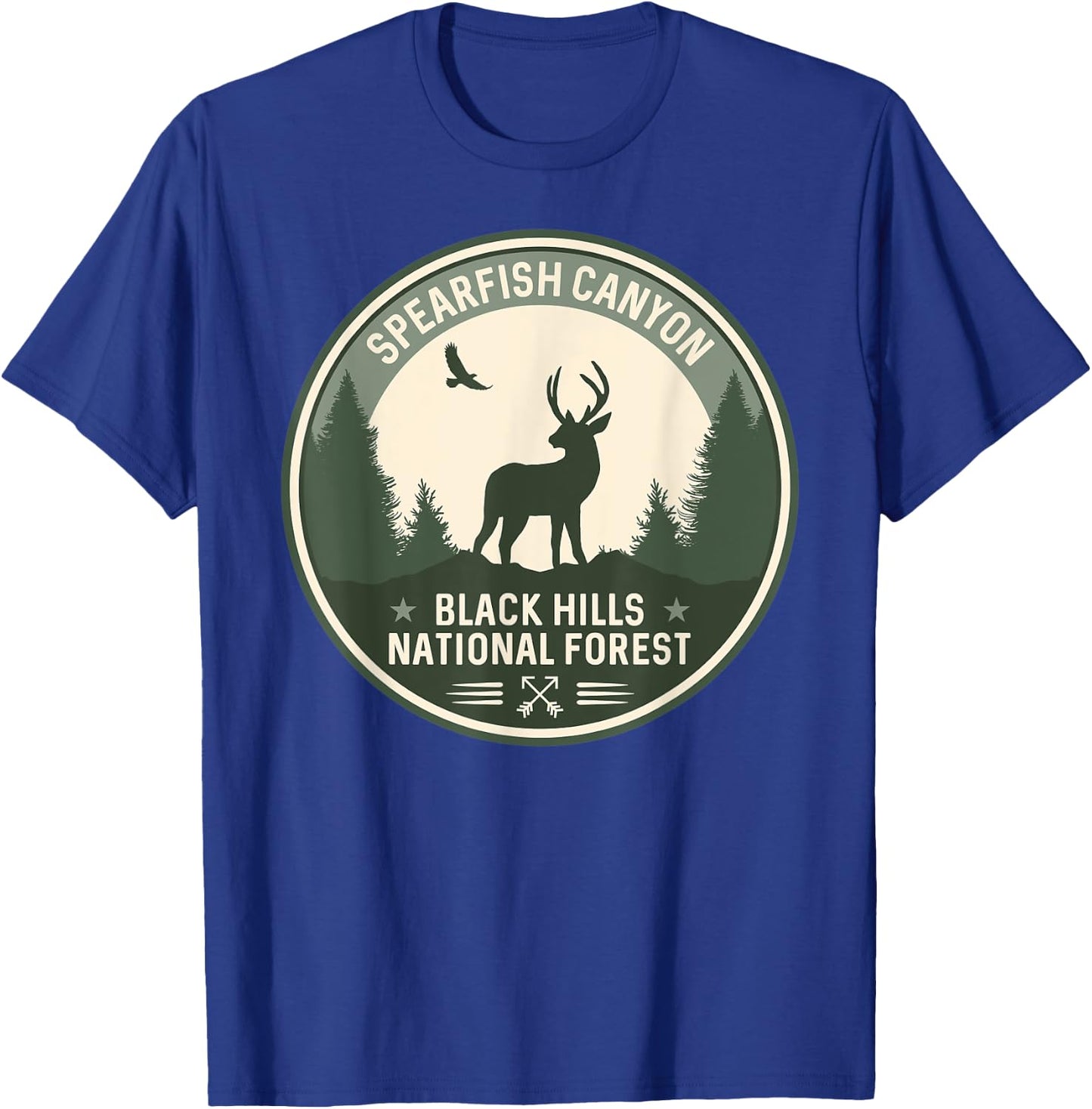 Spearfish Canyon Black Hills National Forest T-Shirt - T-Shirt | Royal