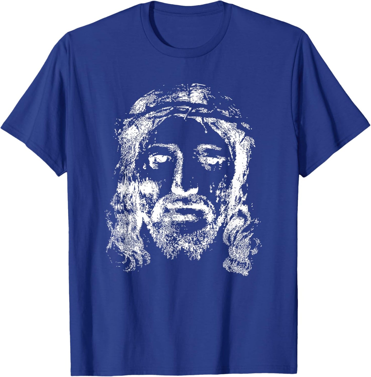 Jesus Christ Face T-Shirt - T-Shirt | Royal
