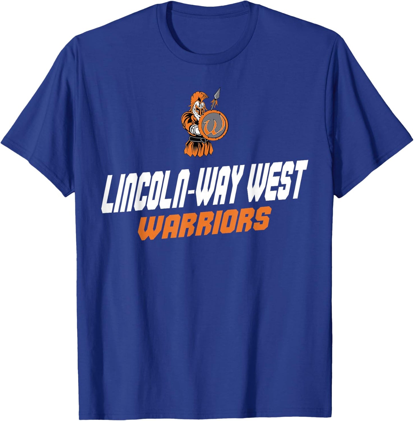 Lincoln-Way West High School Warriors C11 T-Shirt - T-Shirt | Royal