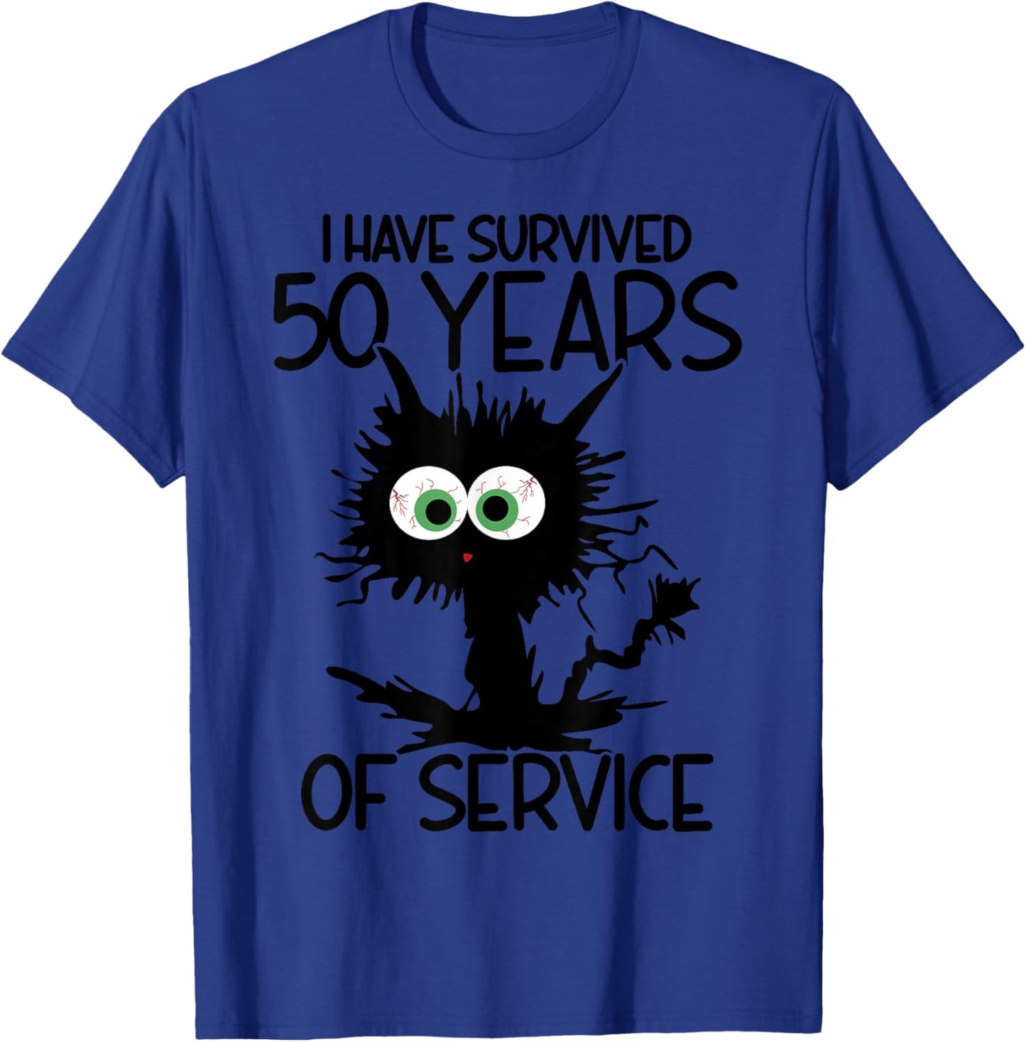 I Have Survived 50 Years Of Of Service T-Shirt - T-Shirt | Royal