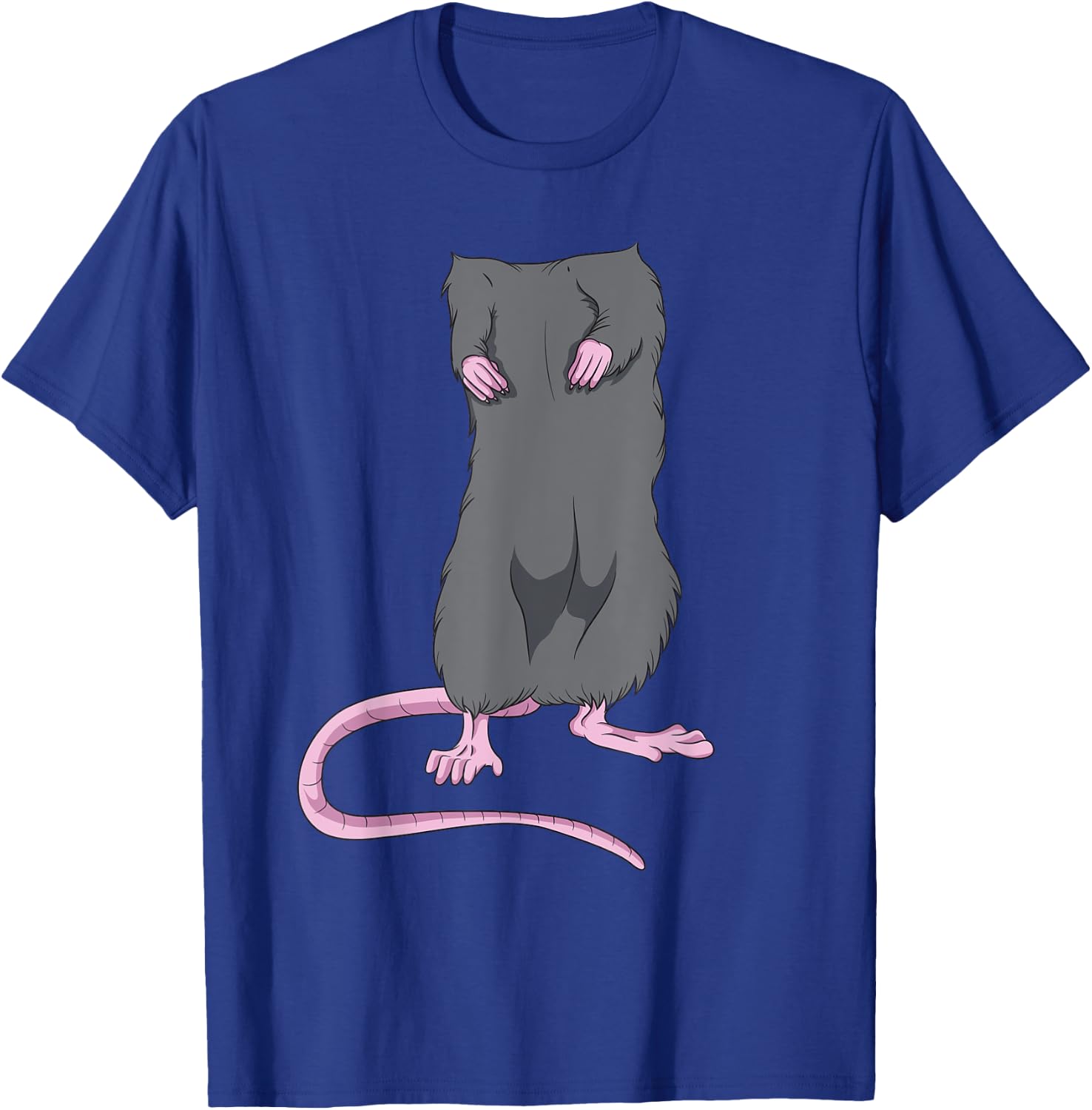 Funny Mouse Headless Halloween Rat Body Easy Costume Outfit T-Shirt - T-Shirt | Royal