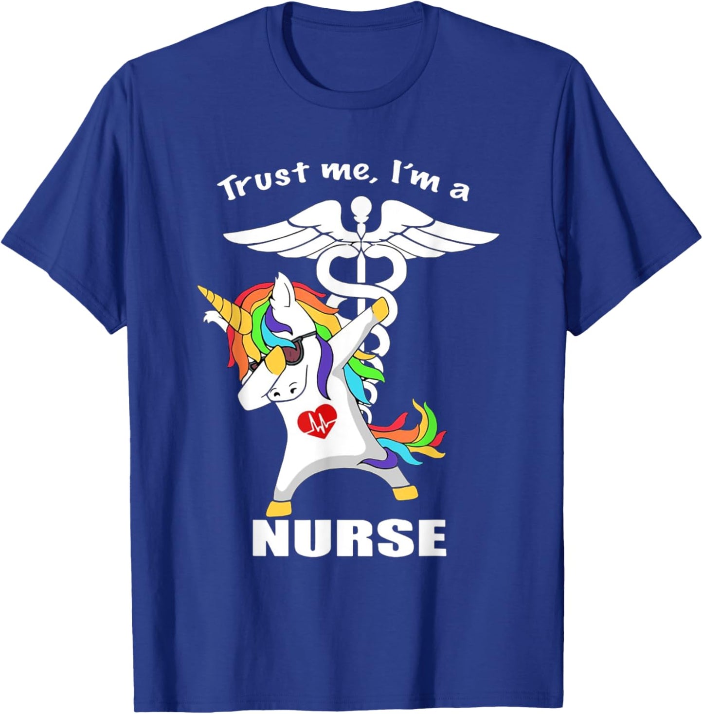 Trust me I'm a Nurse Unicorn T-Shirt - T-Shirt | Royal