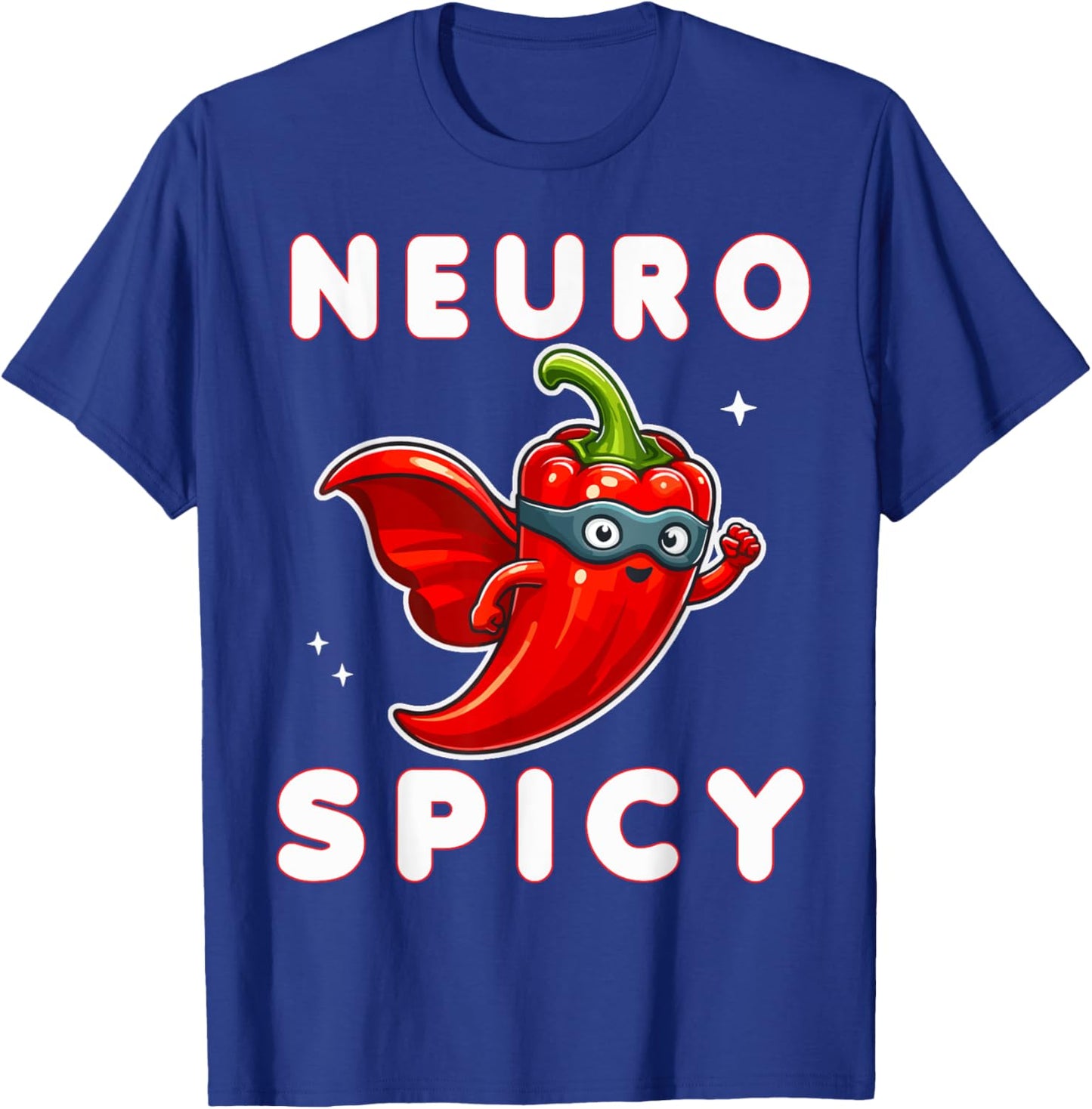 Neurotypical Neurodiversity Neuro Spicy Autism T-Shirt - T-Shirt | Royal