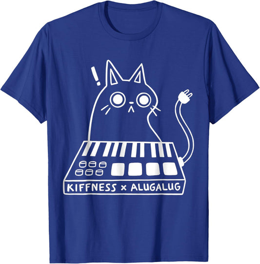 Cat Kiffness X Alugalug Men Women T-Shirt - T-Shirt | Royal