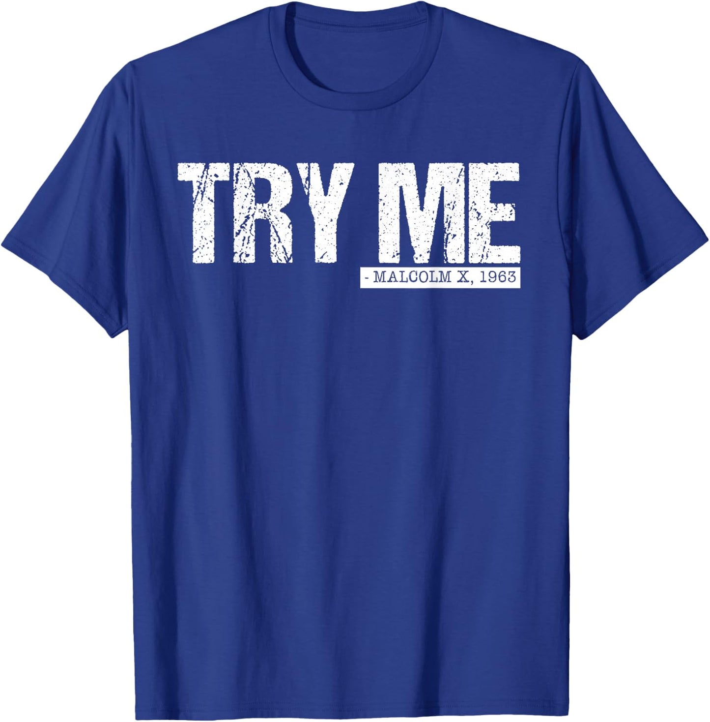 Black Pride Shirt-Try Me Afro Shirts Women Black Girl T-Shirt - T-Shirt | Royal