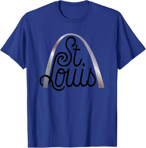 Saint Louis Missouri Souvenir Gateway Arch USA Gift T-Shirt - T-Shirt | Royal