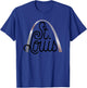 Saint Louis Missouri Souvenir Gateway Arch USA Gift T-Shirt - T-Shirt | Royal