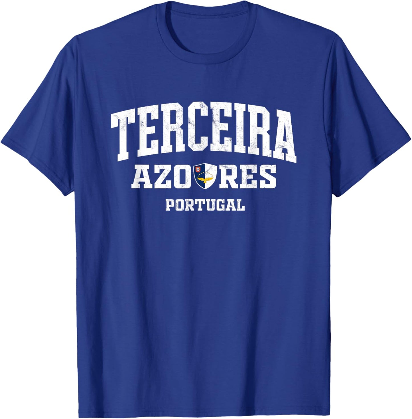 Terceira Azores Flag - Portugal Island Souvenir T-Shirt - T-Shirt | Royal