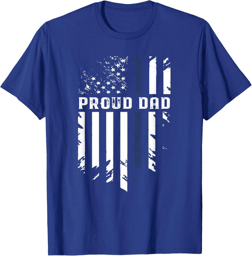 Thin Blue Line Proud Dad Police Family