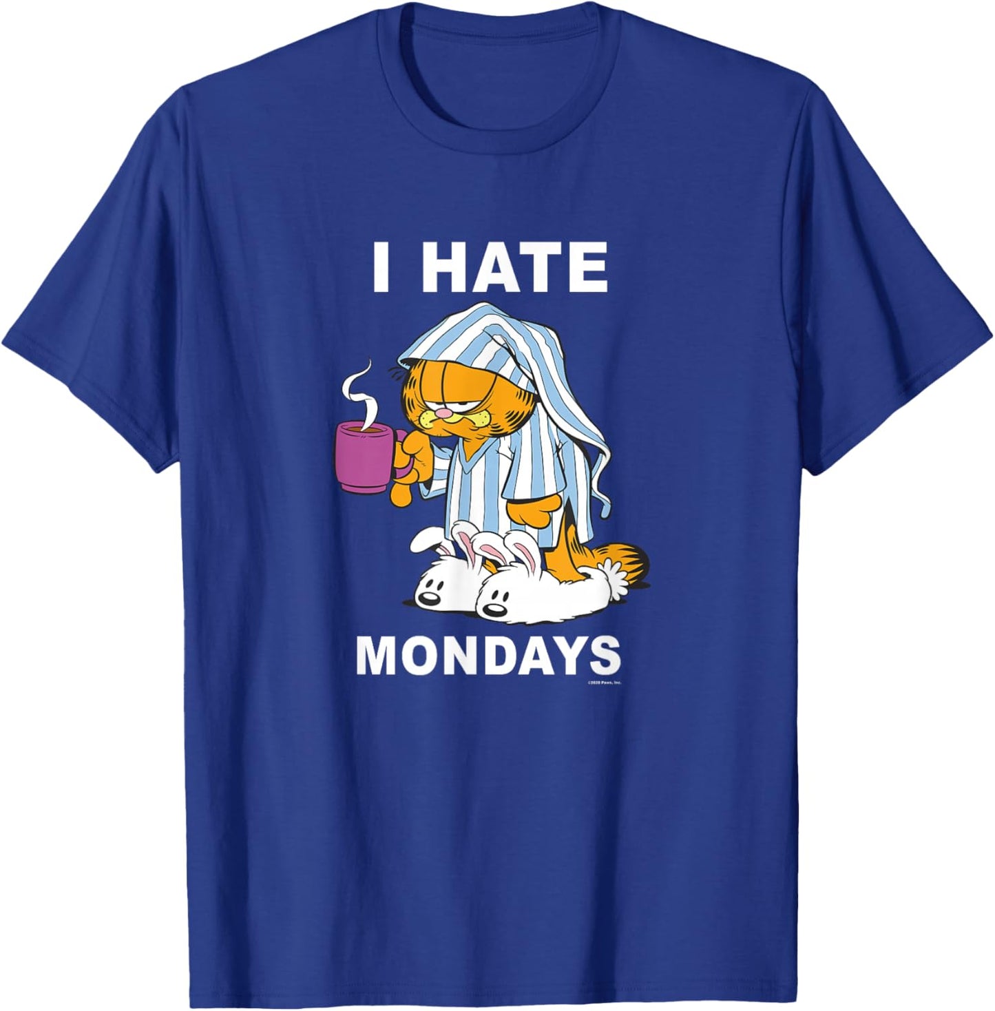 Garfield I Hate Mondays Coffee Garfield T-Shirt - T-Shirt | Royal