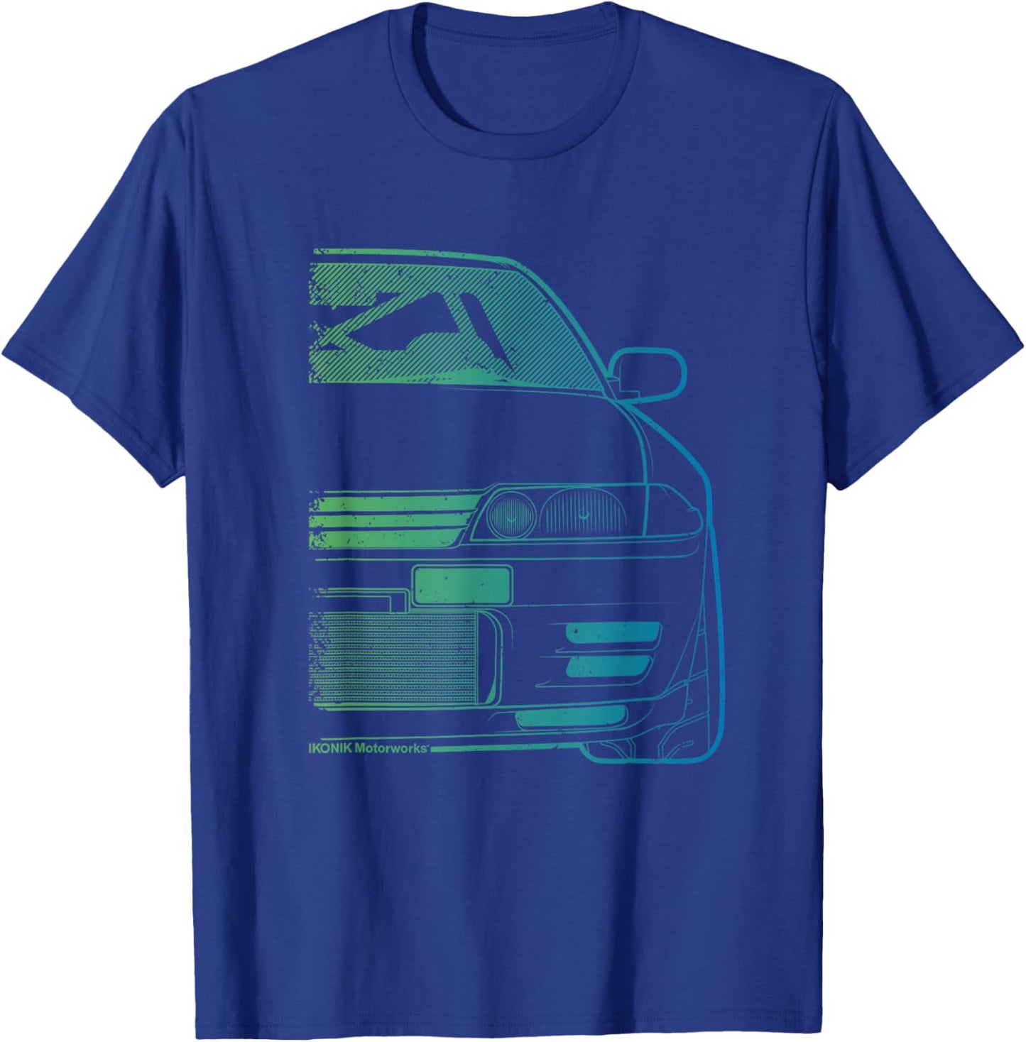 Classic Racing R32 Turbo Green Gradient T-Shirt - T-Shirt | Royal