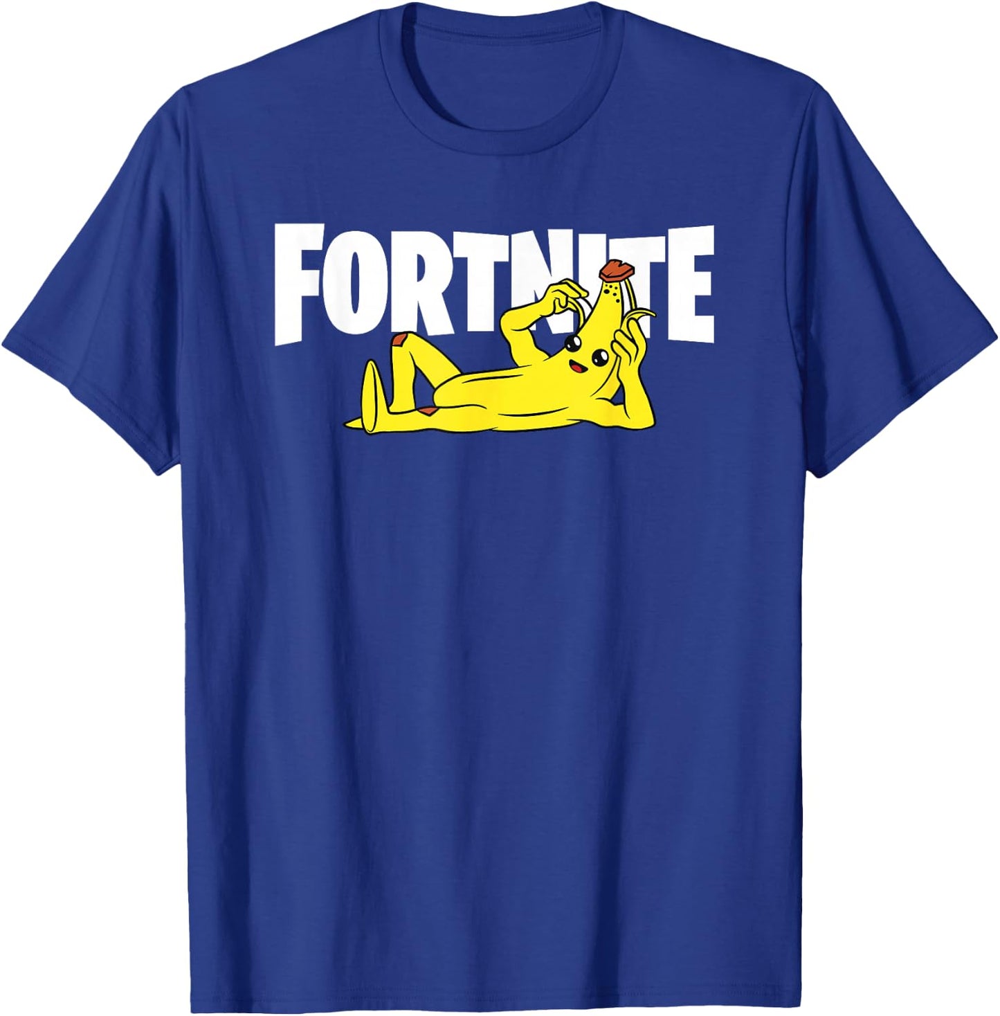 Fortnite Banana Lay Down with Title Small T-Shirt - T-Shirt | Royal