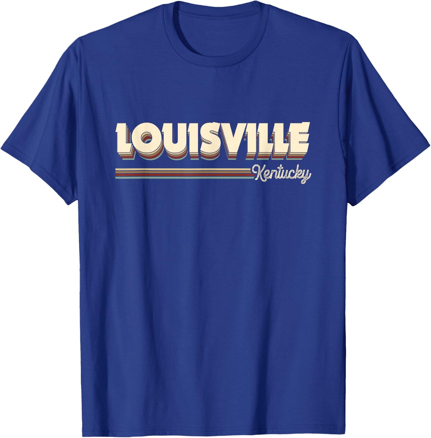 Louisville Kentucky KY Gifts Souvenirs Men Women Kids CIty T-Shirt - T-Shirt | Royal