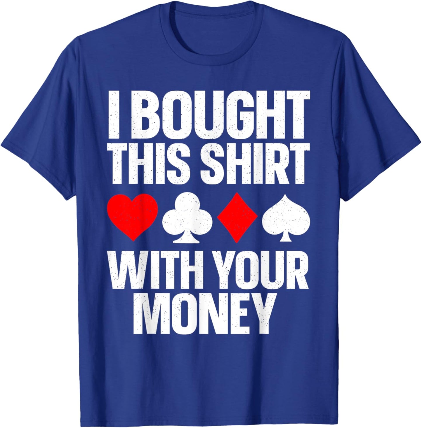 Best Poker Gift Gambling Poker Stuff & Accessories -Adults Poker Player Poker Lover Black Small Classic Fit Short Sleeve T-Shirt - T-Shirt | Royal