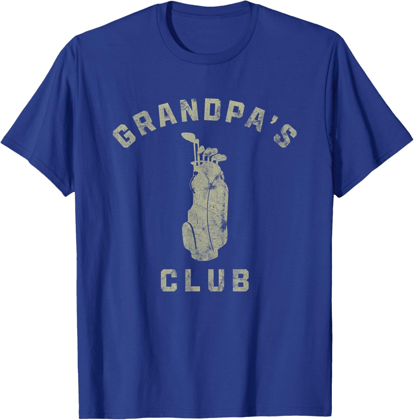 Grandpa's Club Golf Lover Golfer Sport Family T-Shirt - T-Shirt | Royal