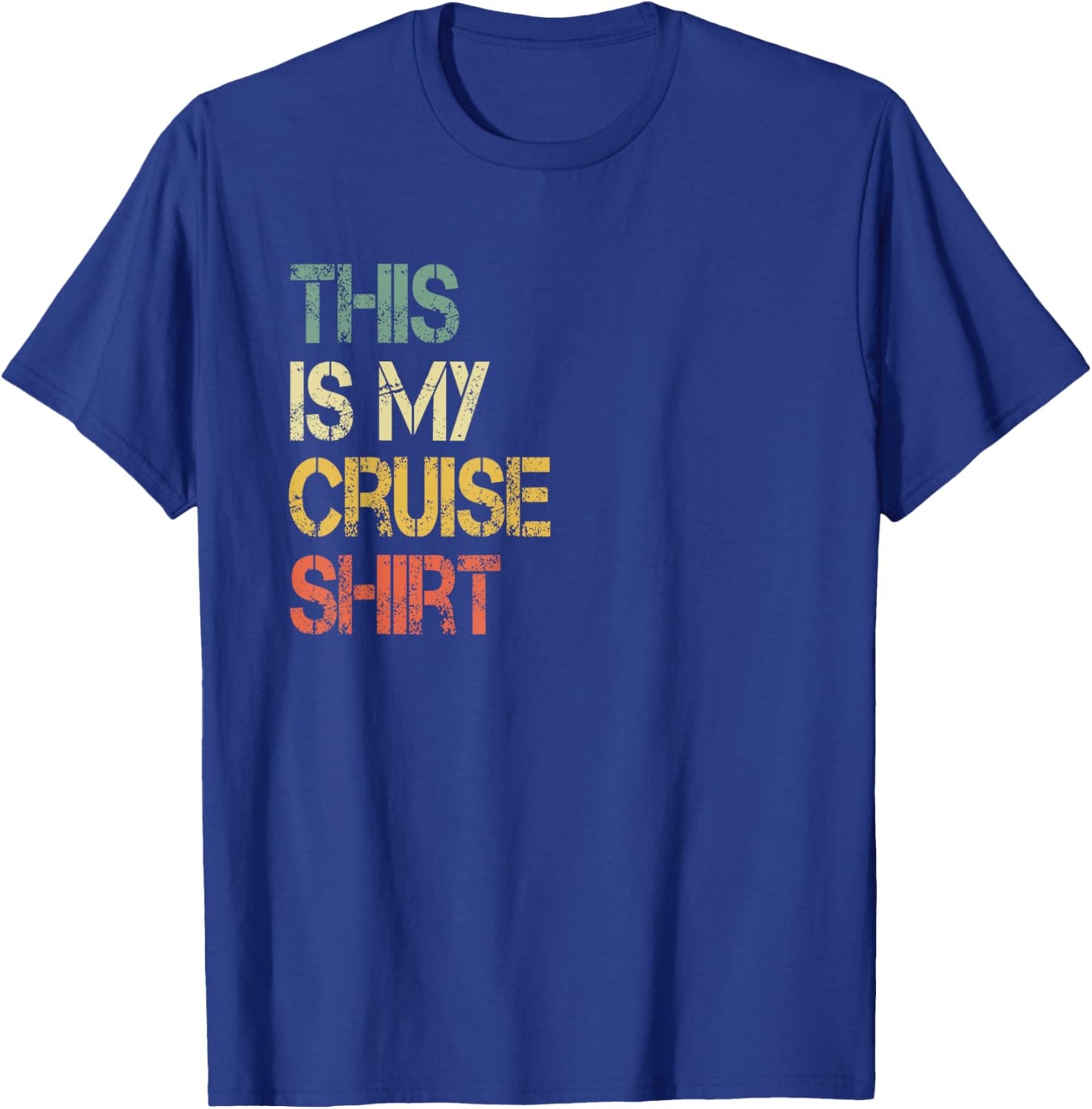 This is My Cruise Shirt Funny Love Cruising Vacation Trip T-Shirt - T-Shirt | Royal
