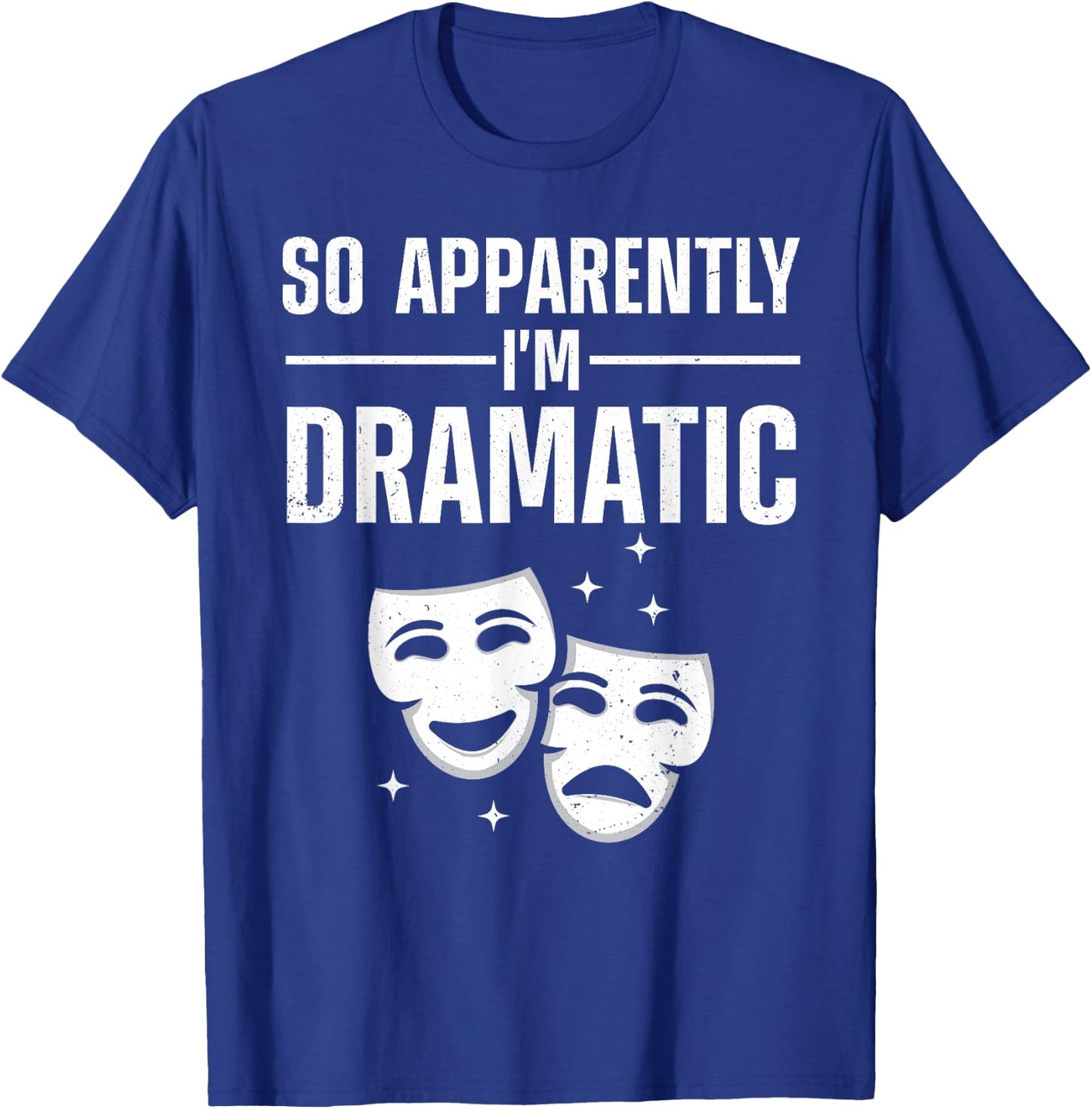 Cool Theater Art Women Musical Theater Drama Actor T-Shirt - T-Shirt | Royal