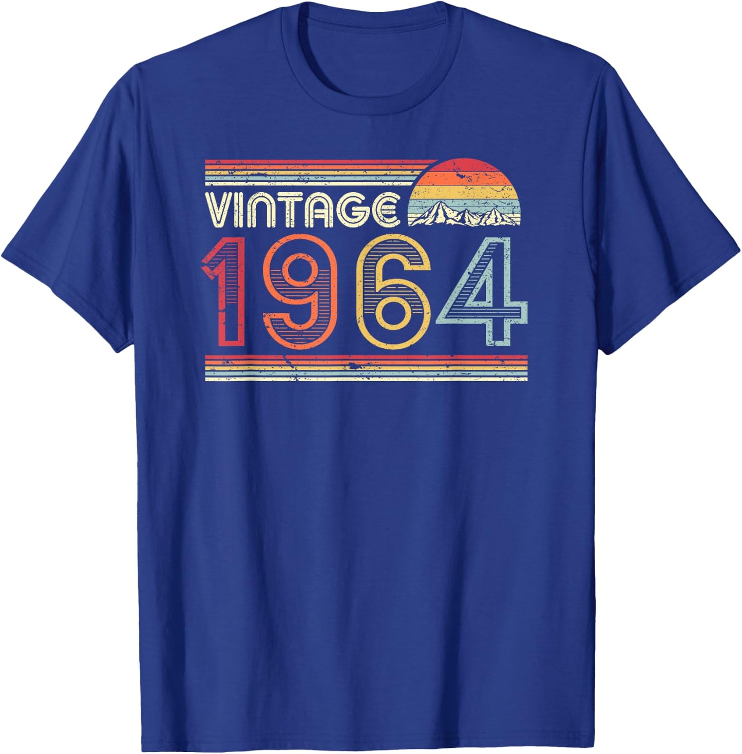 1964 Vintage Shirt, Birthday Gift . Retro Style T-Shirt - T-Shirt | Royal