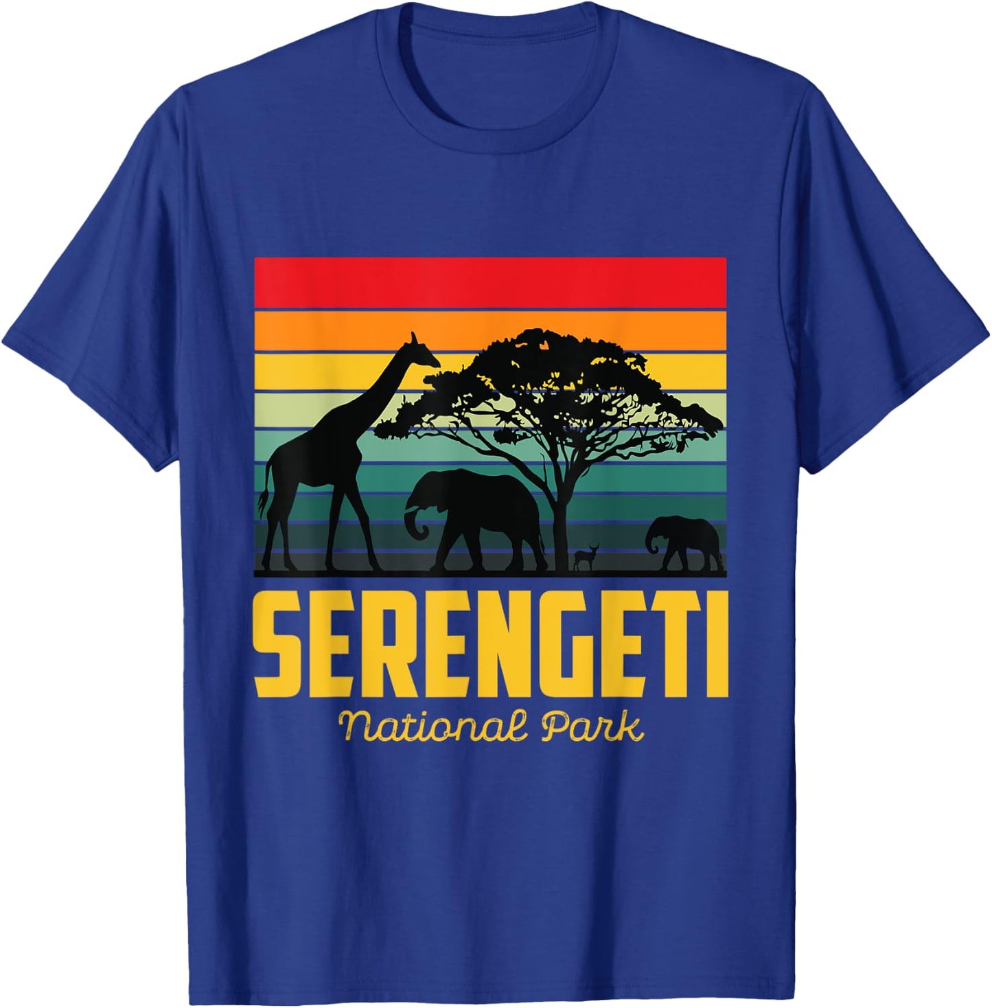 Serengeti Tanzania Safari Africa National Park Big Five T-Shirt - T-Shirt | Royal