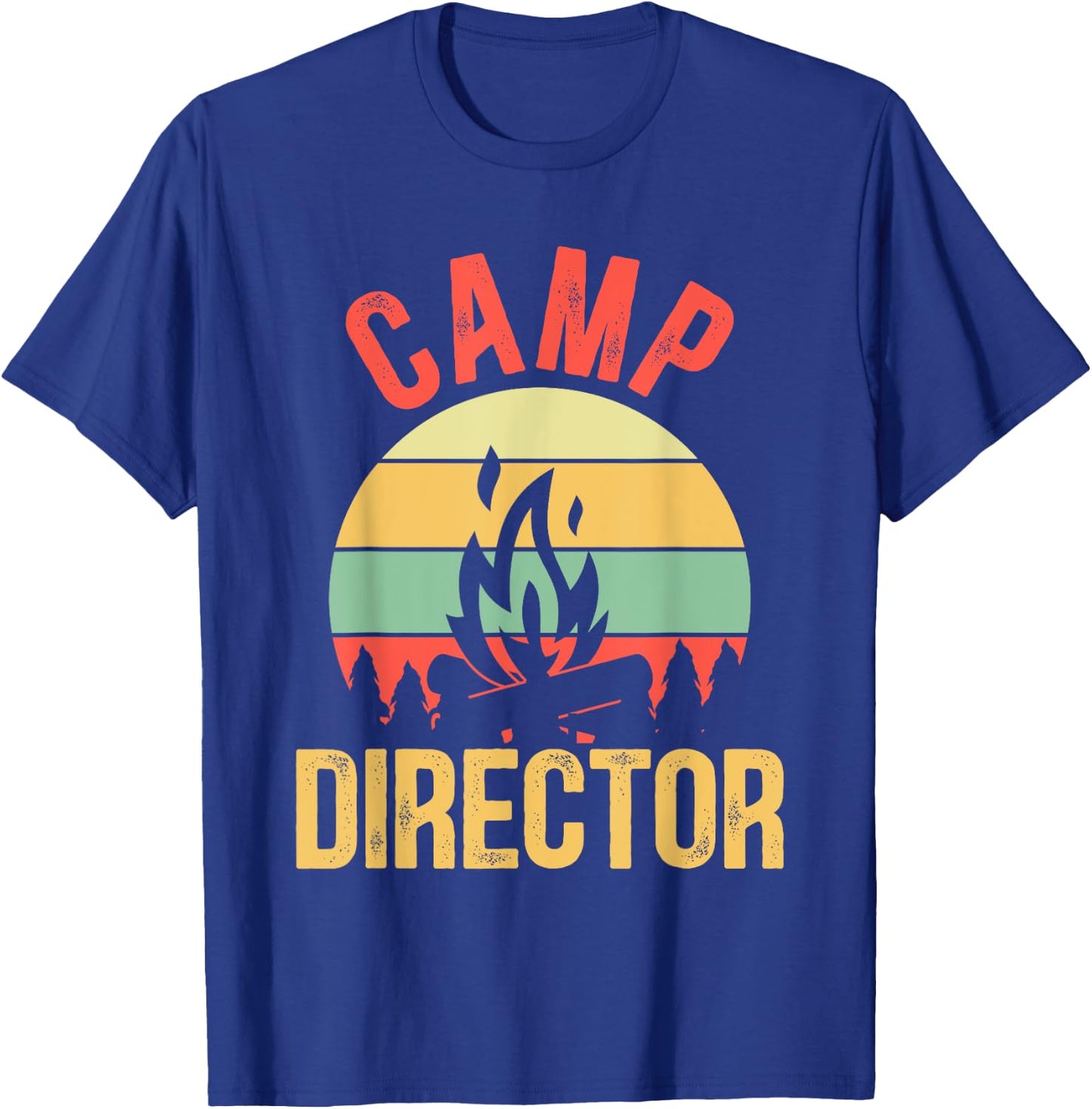 Summer Camp Director Counselor Camper T-Shirt - T-Shirt | Royal
