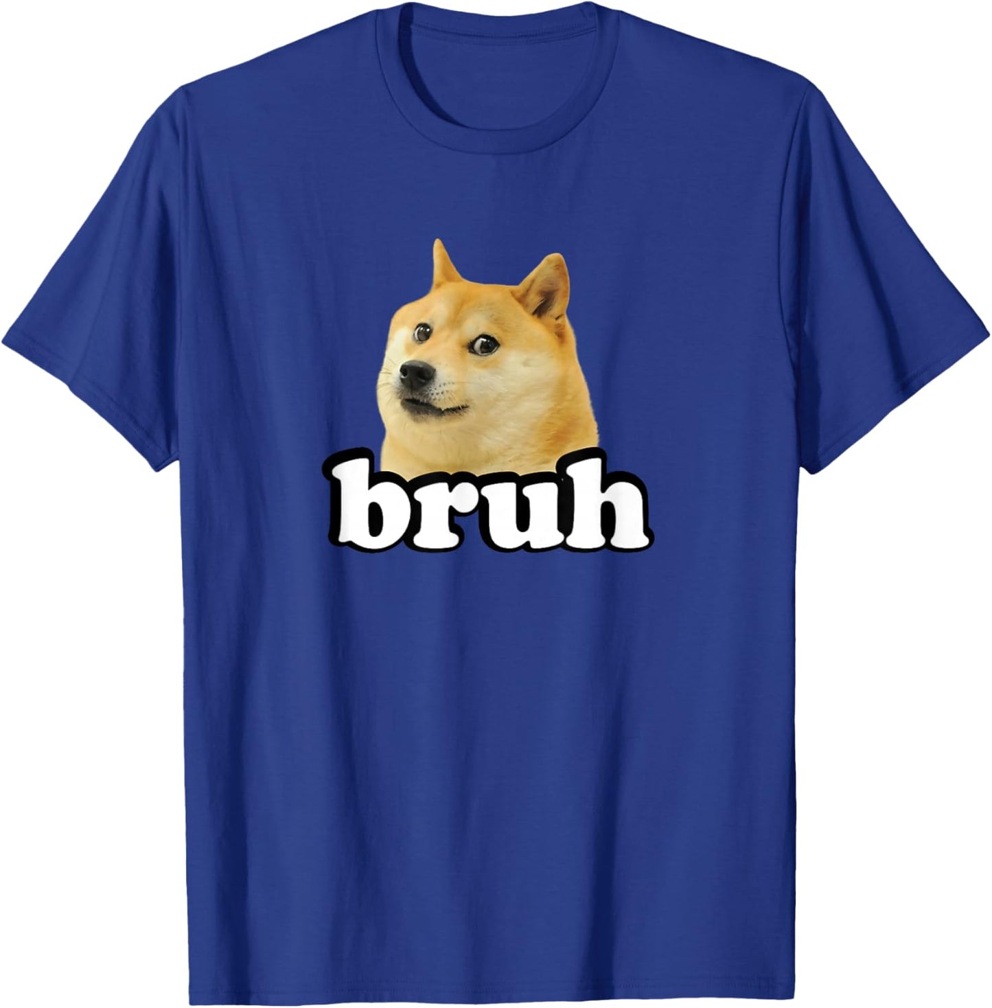 Doge Meme Lover Kids Bruh Shiba Inu T-Shirt - T-Shirt | Royal